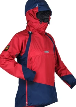 Paramo Waterproof Jackets-Womens Velez Evolution Hybrid Smock - Fire-Midnight