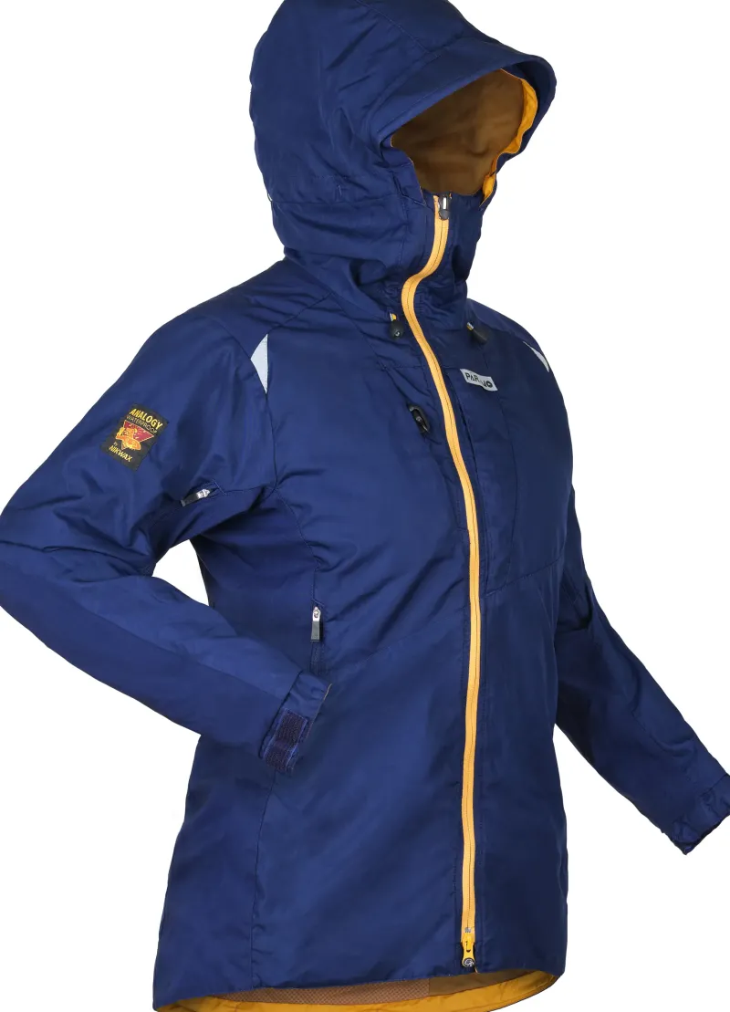 Paramo Waterproof Jackets-Womens Ventura Jacket - Midnight-Gold Zips