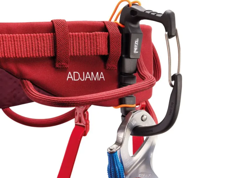 Petzl Harnesses-Adjama Climbing Harness - Dark Red