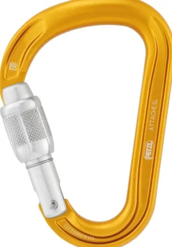 Petzl Carabiners & Quickdraws-Attache Carabiner - Yellow