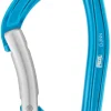 Petzl Carabiners & Quickdraws-Djinn Bent Gate Carabiner - Turquoise