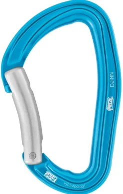 Petzl Carabiners & Quickdraws-Djinn Bent Gate Carabiner - Turquoise