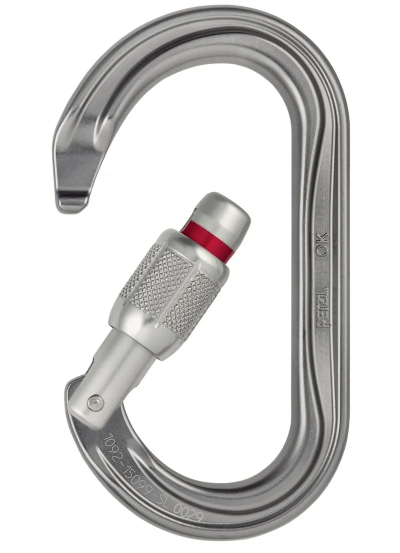 Petzl Carabiners & Quickdraws-OK Oval Screwgate Carabiner