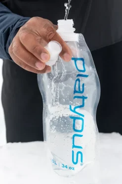 Platypus Water Bottles-SoftBottle 1L - Platy logo