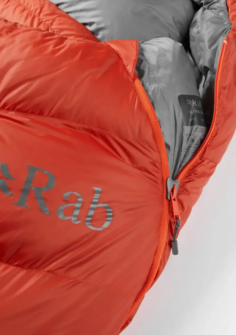 Rab Backpacking & Lightweight Sleeping Bags-Alpine 600 Sleeping Bag - Left-Zip - Regular