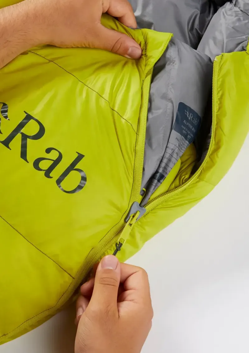 Rab Backpacking & Lightweight Sleeping Bags-Alpine 800 Sleeping Bag - Right-Zip - Regular