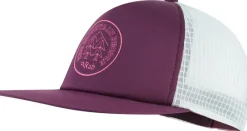 Rab Hats-Cirque Print Cap - Mulberry-Pewter