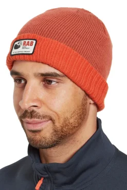 Rab Hats-Essential Beanie - Tuscan Red-Red Grapefruit