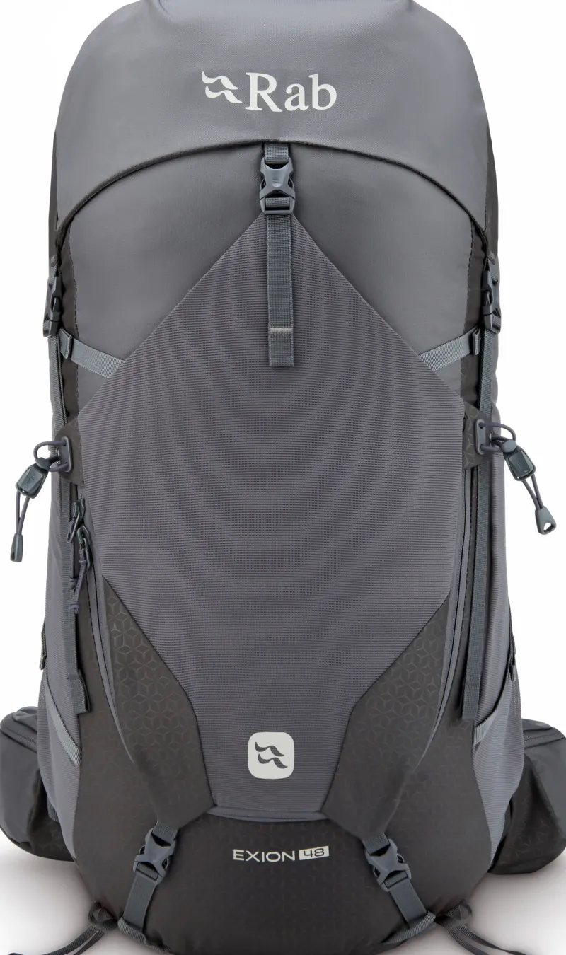 Rab Backpacking Packs-Exion 48 Rucksack - Anthracite-Graphene