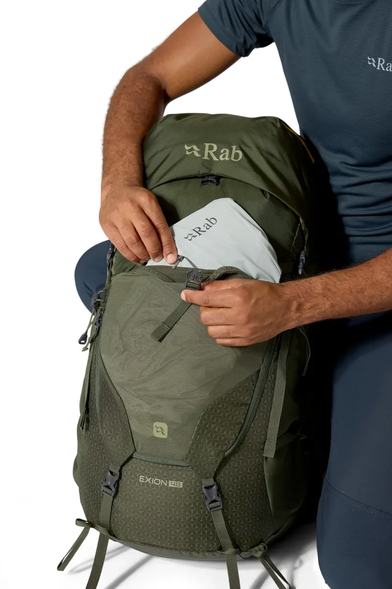 Rab Backpacking Packs-Exion 48 Rucksack - Army - M-L