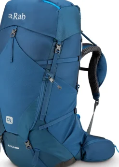 Rab Backpacking Packs-Exion 65 Rucksack - Tempest Blue - M-L