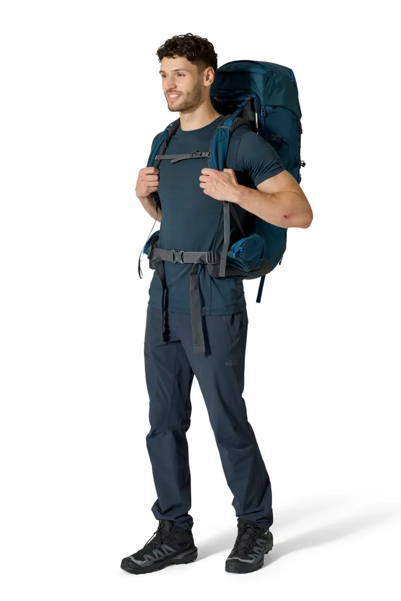 Rab Backpacking Packs-Exion 65 Rucksack - Tempest Blue - M-L