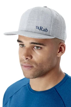 Rab Hats-Flatiron Logo Cap - Grey Marl