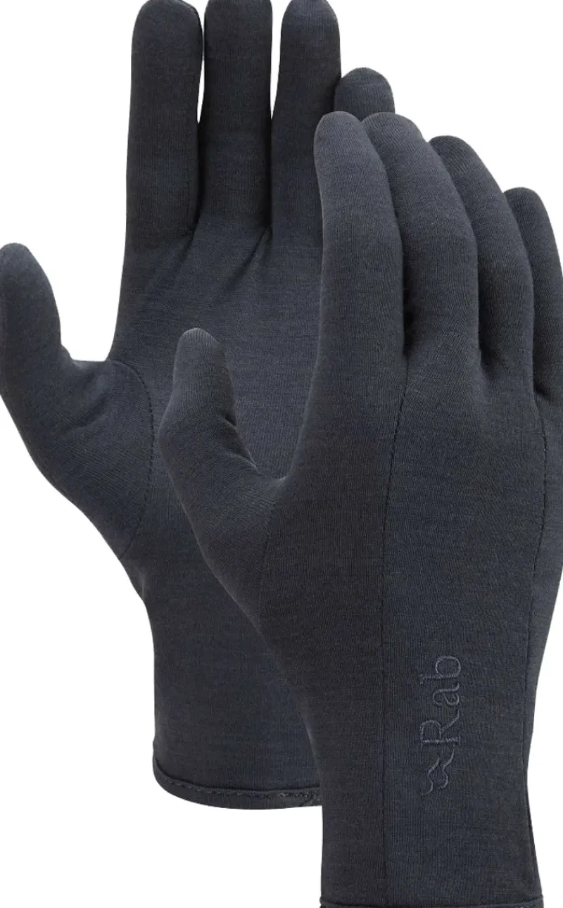 Rab Gloves-Forge 160 Gloves - Ebony