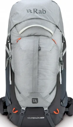 Rab Backpacking Packs-Hyperon 65 Rucksack - Dark Pewter-Anthracite M-L