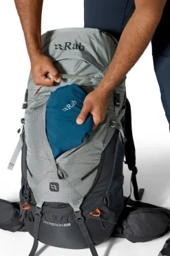 Rab Backpacking Packs-Hyperon 65 Rucksack - Dark Pewter-Anthracite M-L
