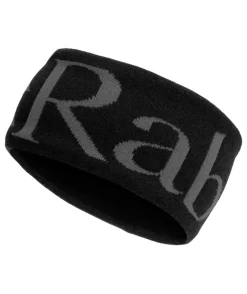 Rab Hats-Knitted Logo Headband - Anthracite