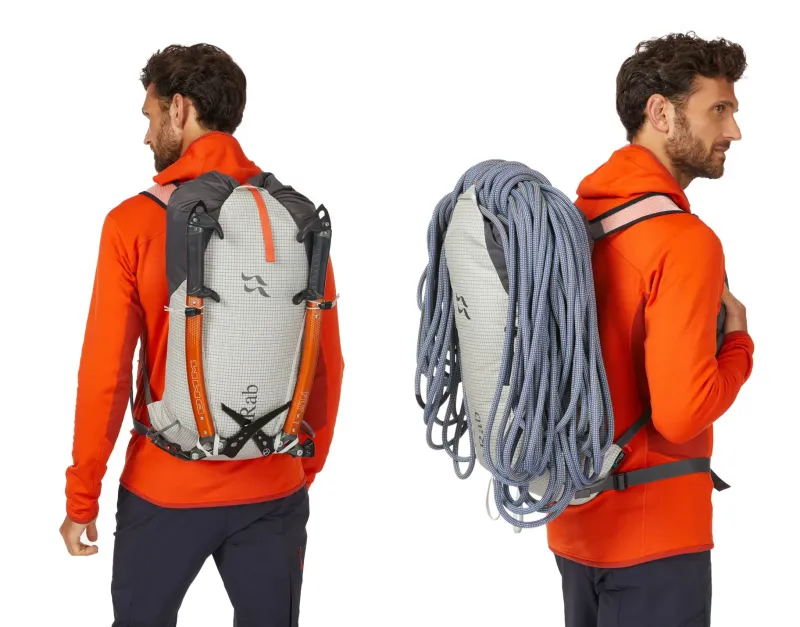 Rab Fast & Light Rucksacks And Vests-Latok 20 Rucksack - Pewter-Graphene