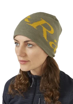 Rab Hats-Logo Beanie - Light Khaki-Sahara