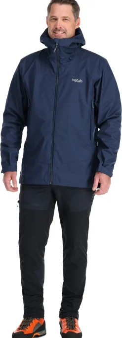 Rab Waterproof Jackets-Mens Arc Eco Jacket - Deep Ink