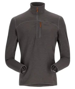 Rab Fleece & Mid Layer-Mens Ascendor Light Pull-On - Graphene