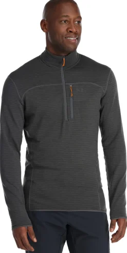 Rab Fleece & Mid Layer-Mens Ascendor Light Pull-On - Graphene
