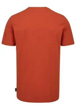 Rab T-Shirts & Baselayers-Mens Basecamp Logo Tee - Red Clay