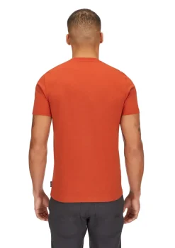 Rab T-Shirts & Baselayers-Mens Basecamp Logo Tee - Red Clay