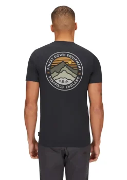 Rab T-Shirts & Baselayers-Mens Basecamp 3 Peak Tee - Beluga