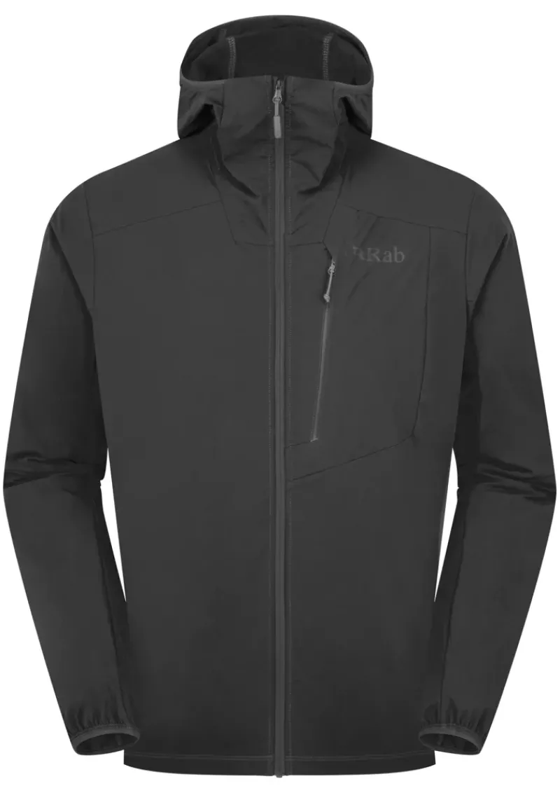 Rab Softshell Jackets-Mens Borealis Alpine Hoody - Beluga