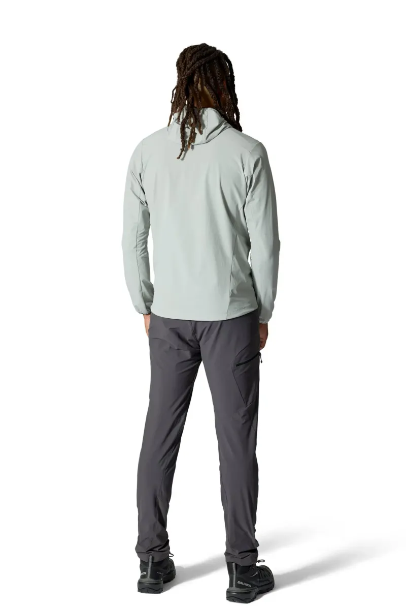 Rab Softshell Jackets-Mens Borealis Alpine Hoody - Light Zinc