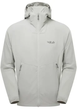 Rab Softshell Jackets-Mens Borealis Hoody - Light Zinc