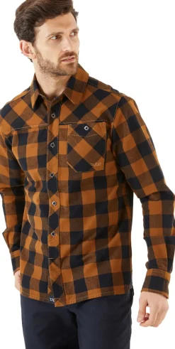 Rab Shirts-Mens Boundary Shirt - Caramel Check