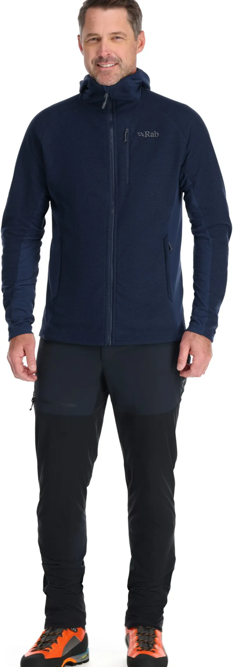 Rab Fleece & Mid Layer-Mens Capacitor Hoody - Deep Ink