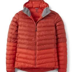 Rab Insulated Jackets-Mens Cirrus Alpine Jacket - Tuscan Red-Dark Horizon