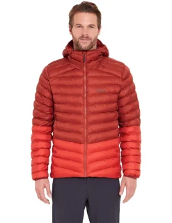 Rab Insulated Jackets-Mens Cirrus Alpine Jacket - Tuscan Red-Dark Horizon