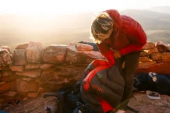 Rab Insulated Jackets-Mens Cirrus Alpine Jacket - Tuscan Red-Dark Horizon