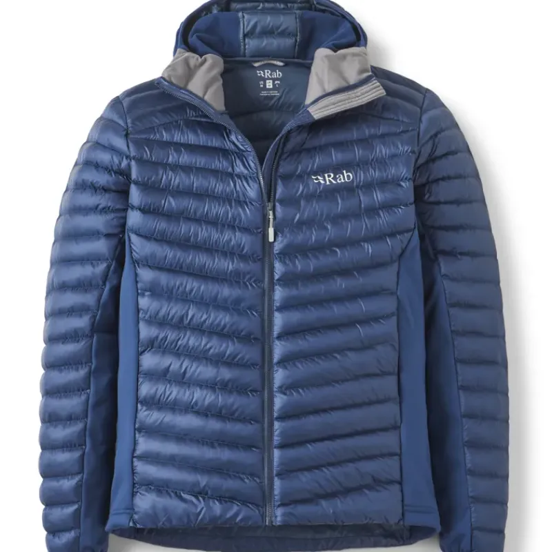 Rab Insulated Jackets-Mens Cirrus Flex Hoody - Tempest Blue