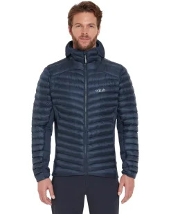 Rab Insulated Jackets-Mens Cirrus Flex Hoody - Tempest Blue