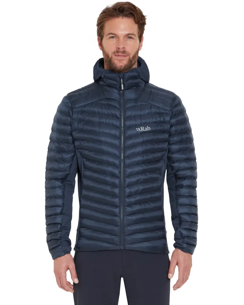 Rab Insulated Jackets-Mens Cirrus Flex Hoody - Tempest Blue