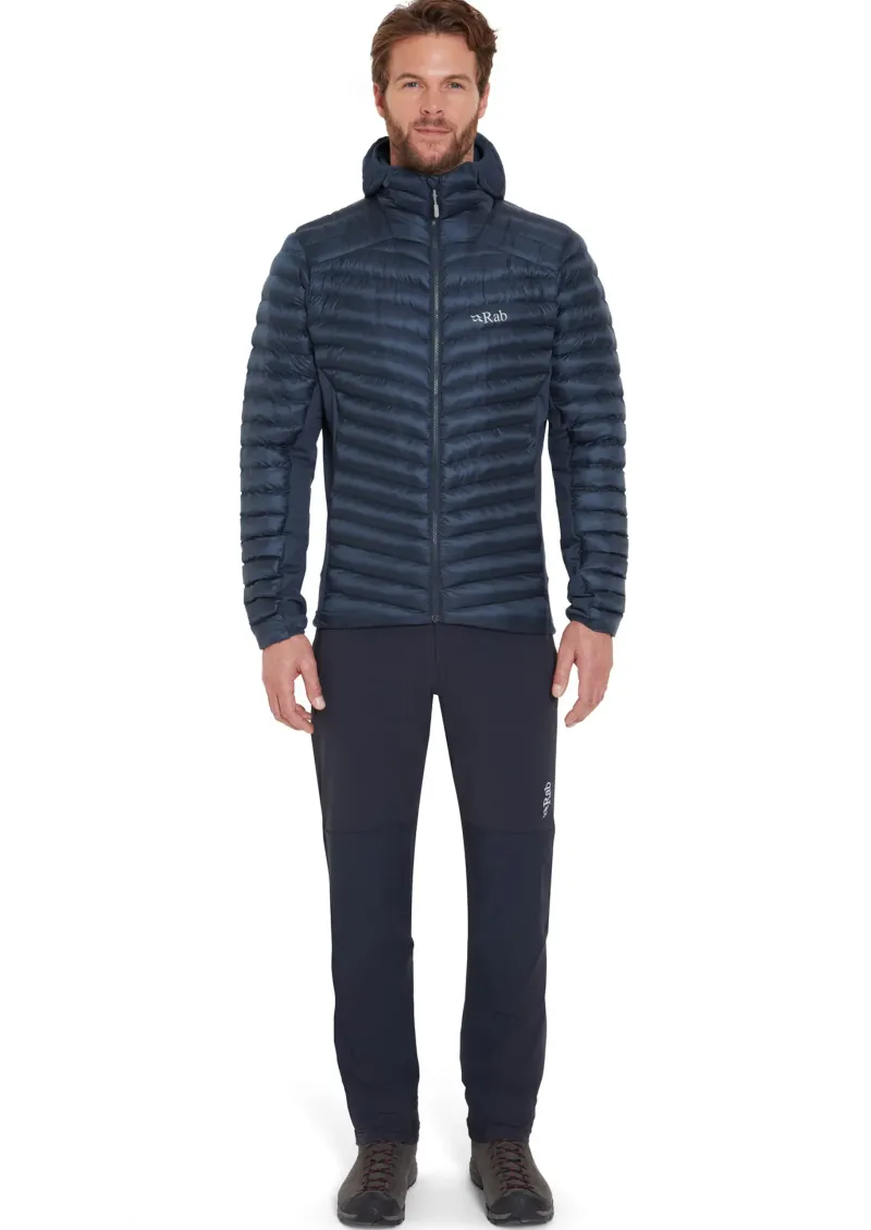 Rab Insulated Jackets-Mens Cirrus Flex Hoody - Tempest Blue