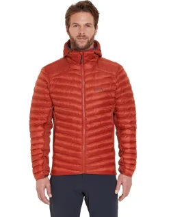 Rab Insulated Jackets-Mens Cirrus Flex Hoody - Tuscan Red