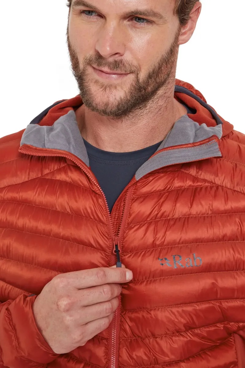 Rab Insulated Jackets-Mens Cirrus Flex Hoody - Tuscan Red