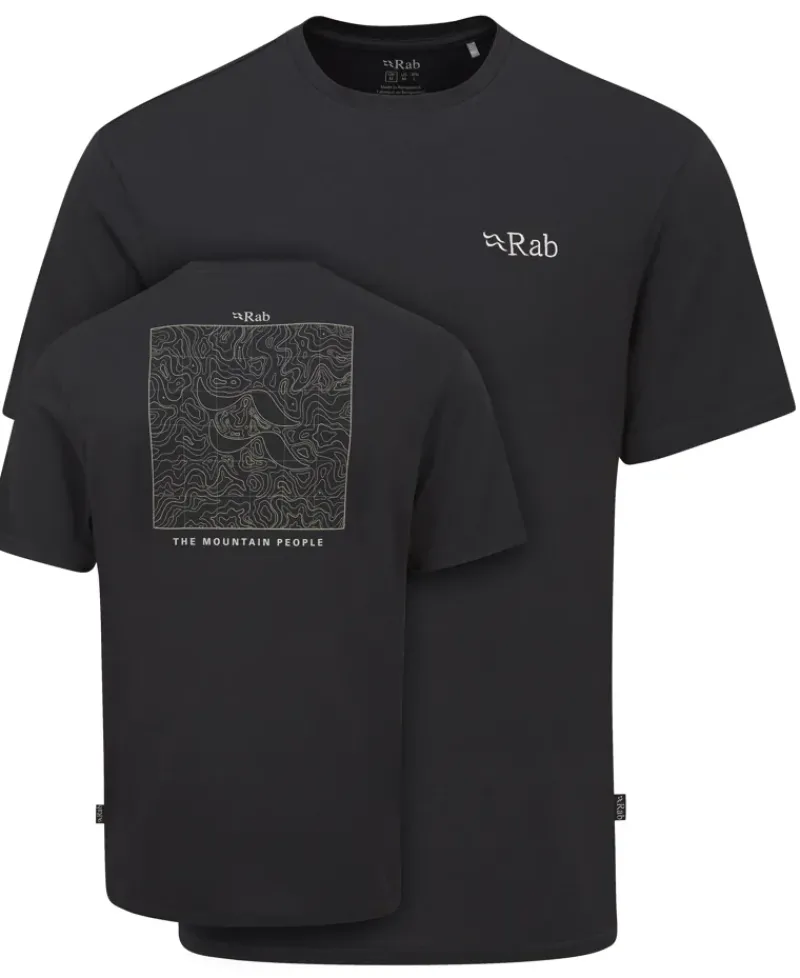 Rab T-Shirts & Baselayers-Mens Crimp Elevation Tee - Beluga