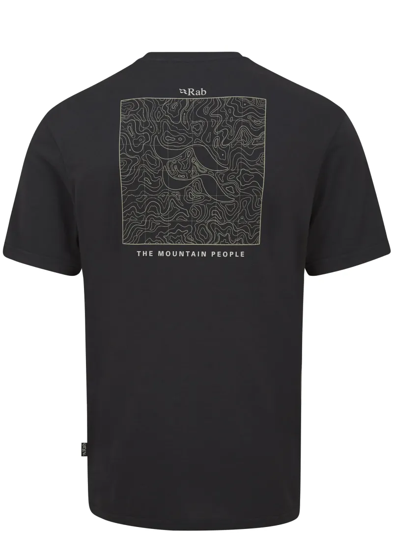 Rab T-Shirts & Baselayers-Mens Crimp Elevation Tee - Beluga