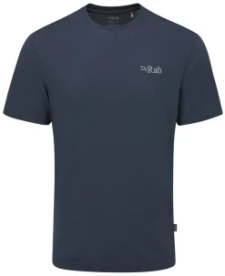 Rab T-Shirts & Baselayers-Mens Crimp Elevation Tee - Tempest Blue