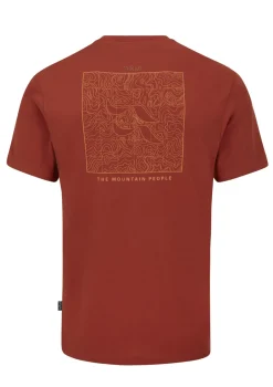 Rab T-Shirts & Baselayers-Mens Crimp Elevation Tee - Tuscan Red