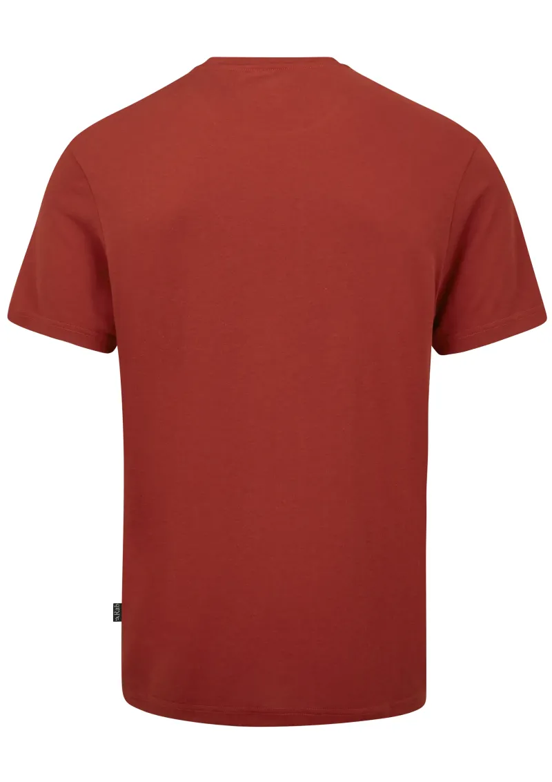 Rab T-Shirts & Baselayers-Mens Crimp Reflection Tee - Tuscan Red