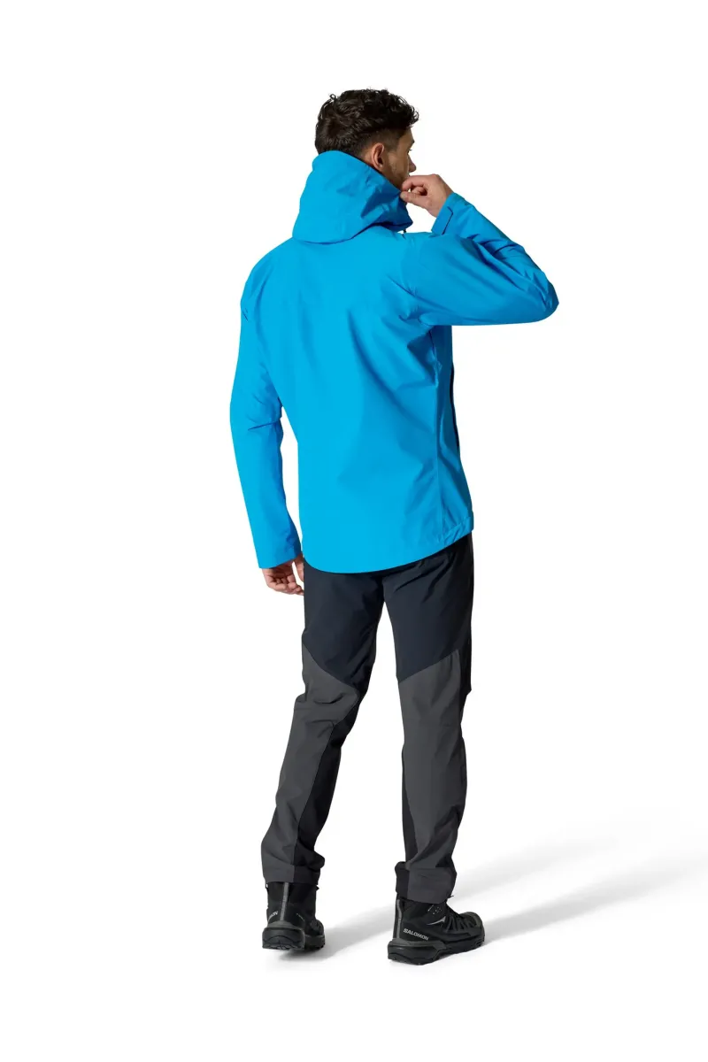 Rab Waterproof Jackets-Mens Downpour Jacket - Maya Blue