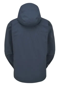 Rab Waterproof Jackets-Mens Downpour Light Jacket - Tempest Blue